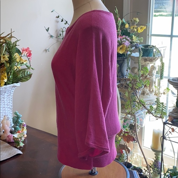 Talbots women’s size M merino wool pink top - Picture 4 of 7